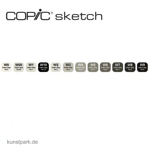 Artikelbild 2 des Artikels “COPIC sketch Set 12er - Warm Grey “