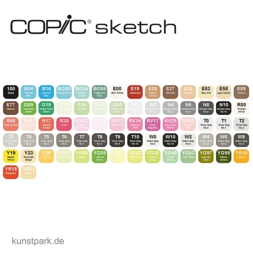 Artikelbild 2 des Artikels “COPIC sketch Set 72er - C “