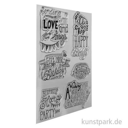 Artikelbild 2 des Artikels “CraftEmotions Clear Stamps - Birthday, DIN A6 “