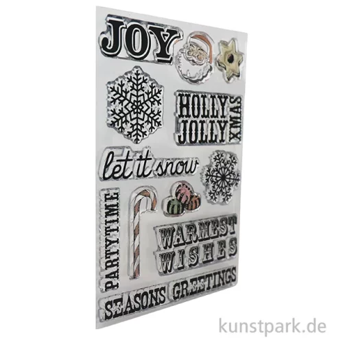 Artikelbild 2 des Artikels “CraftEmotions Clear Stamps - Christmas Sprüche, DIN A6 “