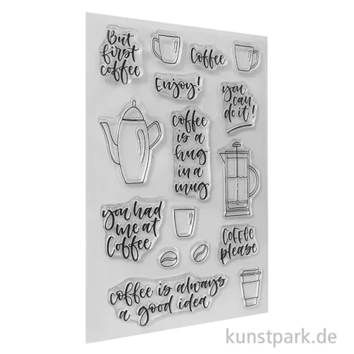 Artikelbild 2 des Artikels “CraftEmotions Clear Stamps - Coffee Please, DIN A5 “
