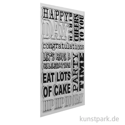 Artikelbild 2 des Artikels “CraftEmotions Clear Stamps - Hintergrund Party, DIN A6 “