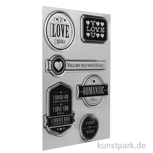 Artikelbild 2 des Artikels “CraftEmotions Clear Stamps - Love, DIN A6 “