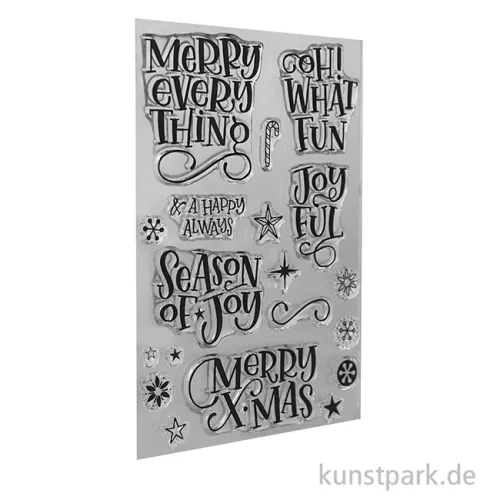 Artikelbild 2 des Artikels “CraftEmotions Clear Stamps - Merry X-mas, DIN A6 “