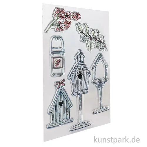 Artikelbild 2 des Artikels “CraftEmotions Clear Stamps - Vogelhäuschen, DIN A6 “