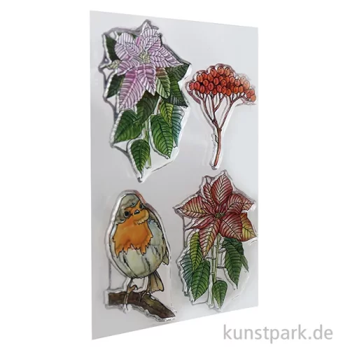 Artikelbild 2 des Artikels “CraftEmotions Clear Stamps - Weihnachtsstern, DIN A6 “