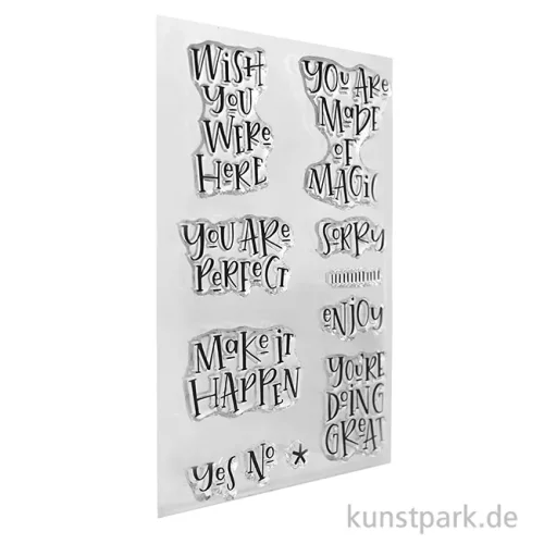 Artikelbild 2 des Artikels “CraftEmotions Clear Stamps - Wish you were here, DIN A6 “