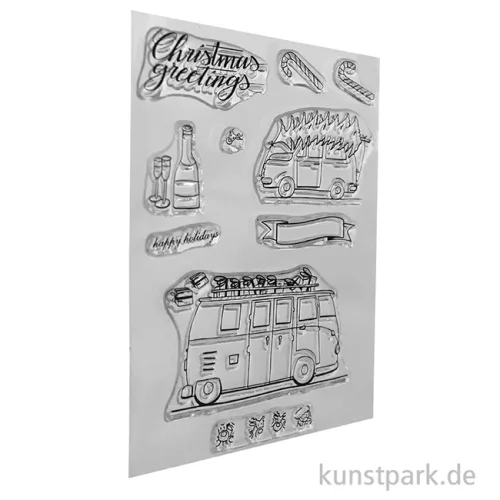 Artikelbild 2 des Artikels “CraftEmotions Clear Stamps - Xmas Autos, DIN A6 “