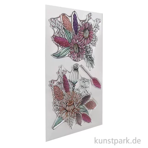 Artikelbild 2 des Artikels “CraftEmotions Clear Stamps - Trockenblumen Arrangements, DIN A6 “