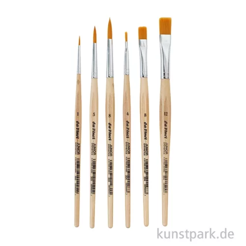 Artikelbild 2 des Artikels “da Vinci Pinselset JUNIOR 6 Pinsel für Schule und Kindergarten “