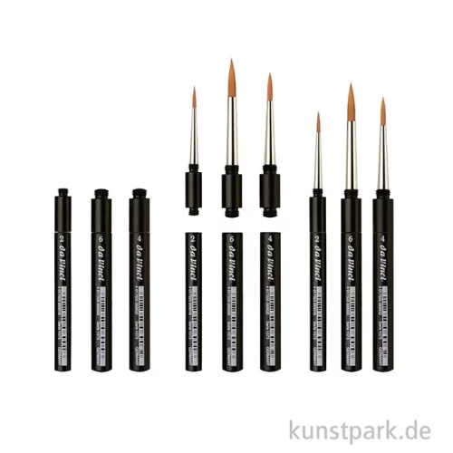 Artikelbild 2 des Artikels “da Vinci SPIN Reisepinsel Set mit 3 Aquarellpinseln “