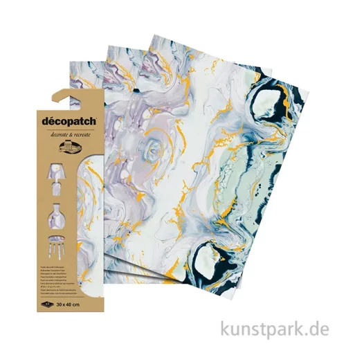 Artikelbild 2 des Artikels “DECOPATCH Papier 797 Marmor Gold-Lila, 3 Stück “