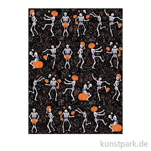 Artikelbild 2 des Artikels “DECOPATCH Texturpapiere Halloween Skelette - Limited Edition “