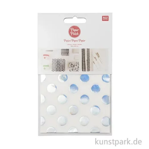 Artikelbild 2 des Artikels “Decoupage Papier - Toile de Jouy Punkte Irisierend, 3 Stück “