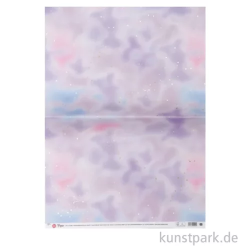 Artikelbild 2 des Artikels “Decoupage Papier - Transformation Blau-Violett, 3 Stück “
