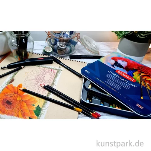 Artikelbild 2 des Artikels “Derwent CHROMAFLOW Farbstifte - 48er Set “