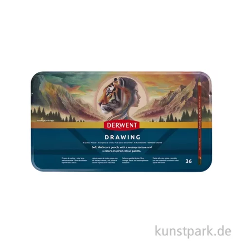Artikelbild 2 des Artikels “Derwent DRAWING, 36 weiche Sepia-Stifte im Metalletui “