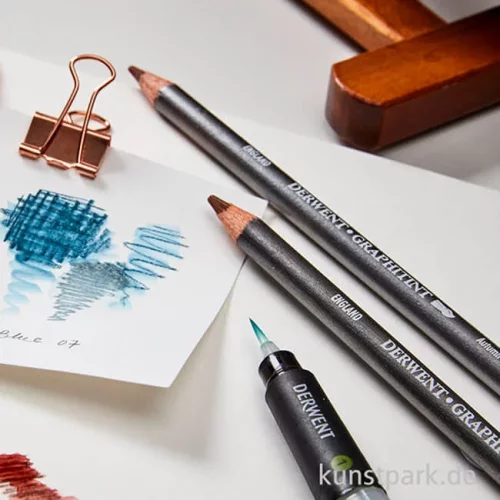Artikelbild 2 des Artikels “Derwent GRAPHITINT, 12 Tinten-Graphitstifte im Metalletui “