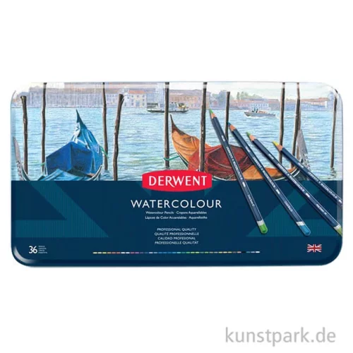 Artikelbild 2 des Artikels “Derwent WATERCOLOUR, 36 Aquarellstifte im Metalletui “