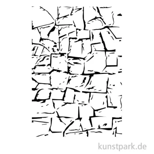 Artikelbild 2 des Artikels “Design Schablone Steinwand DIN A4 “