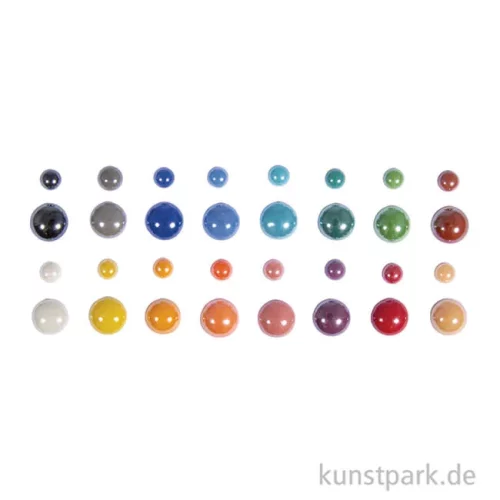 Artikelbild 2 des Artikels “Diamond Glas Mosaiksteine, Rund, Bunt, 0,6-1,2 cm, 180g “