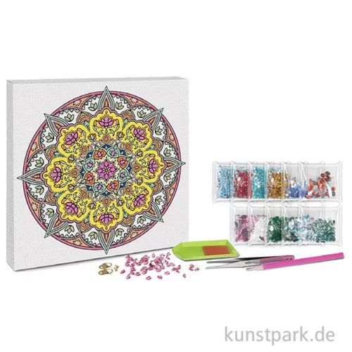 Artikelbild 2 des Artikels “Diamond Painting Set - Mandala 3, 30 x 30 cm “