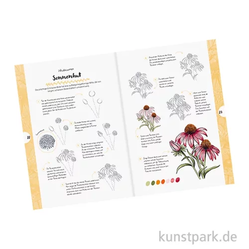 Artikelbild 2 des Artikels “Die Kunst des Zeichnens 10 Steps - Pflanzen, Topp Verlag “