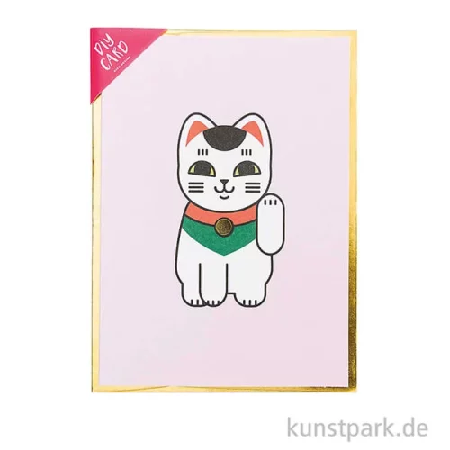 Artikelbild 2 des Artikels “DIY Card - Jardin Japonais, Winkekatze “