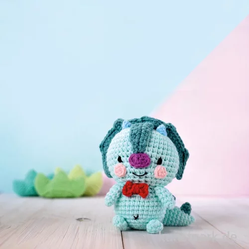 Artikelbild 2 des Artikels “DIY Häkelset - Dino Amigurumi Kit “