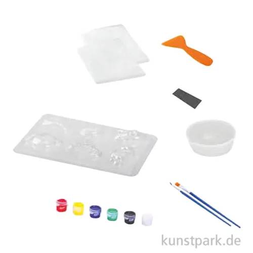 Artikelbild 2 des Artikels “DIY Set - Baufahrzeuge gießen mit Form, Gießpulver + Zubehör “