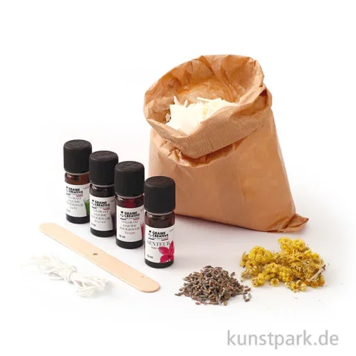 Artikelbild 2 des Artikels “DIY Set - Kerzen mit bunten Blumen “