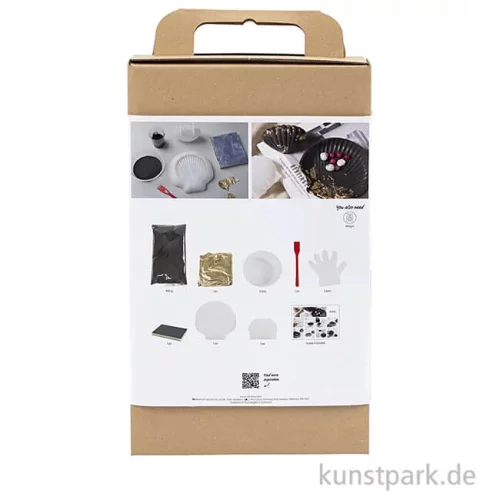 Artikelbild 2 des Artikels “DIY Set - Muschelschale + Deko Gießen, Schwarz, Gold “