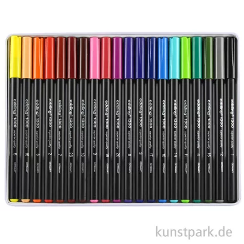 Artikelbild 2 des Artikels “edding 1300 Colourpen Set, Metallschachtel mit 20 Farben “