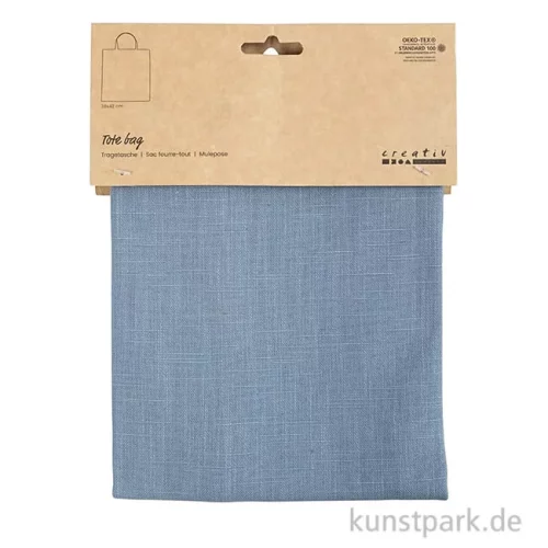 Artikelbild 2 des Artikels “Einkaufstasche aus Baumwolle, Taubenblau, 38 x 42 cm “