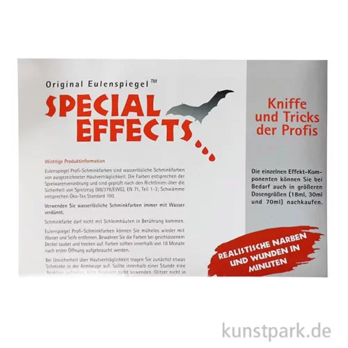 Artikelbild 2 des Artikels “Eulenspiegel Special-Effects-Palette mit 4 Farben, Effekte und Filmblut “