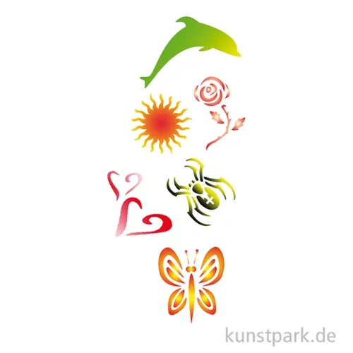 Artikelbild 2 des Artikels “Eulenspiegel Tattoo-Glitzer-Set Best of (XL) “