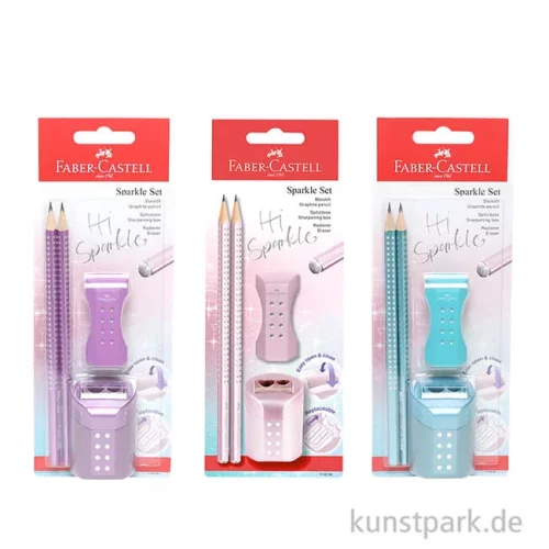 Artikelbild 2 des Artikels “Faber-Castell Bleistift Set - Sparkle Cosmic mit Radierer + Spitzer “