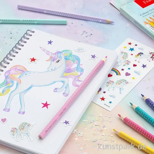 Artikelbild 2 des Artikels “Faber-Castell COLOUR GRIP Buntstifte, 18+6 Kartonetui, Einhorn “
