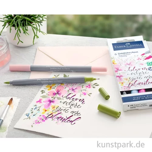Artikelbild 2 des Artikels “Faber-Castell GOLDFABER Aqua Dual Marker 6er Set, Lettering “