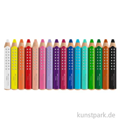 Artikelbild 2 des Artikels “Faber-Castell Grippy Buntstifte für Kinder, 16er Set mit Spitzer “