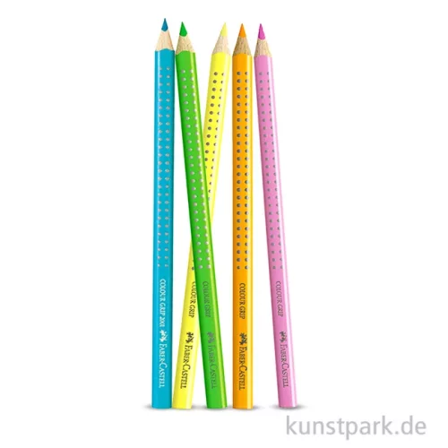 Artikelbild 2 des Artikels “Faber-Castell JUMBO Grip 5er Etui - Neon “