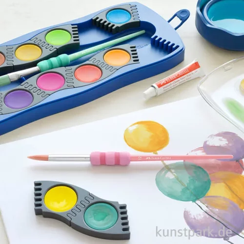 Artikelbild 2 des Artikels “Faber-Castell Pinsel Soft-Touch, Synthetik, 4er Set, Pastell “