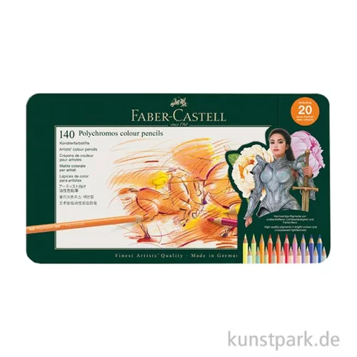 Artikelbild 2 des Artikels “Faber-Castell POLYCHROMOS, 140 Stifte im Metalletui, Komplettset “