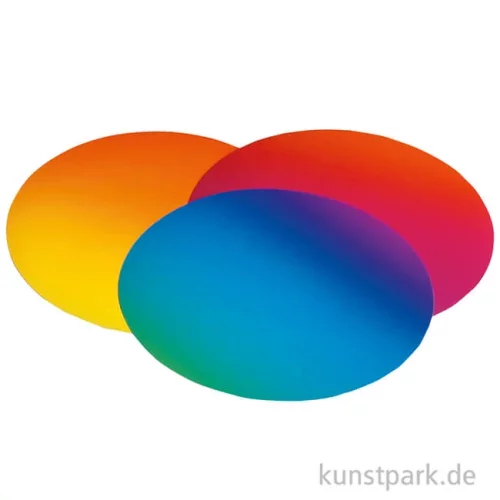 Artikelbild 2 des Artikels “Faltblätter aus Regenbogenpapier, 110g, 100 Blatt 15 cm rund“