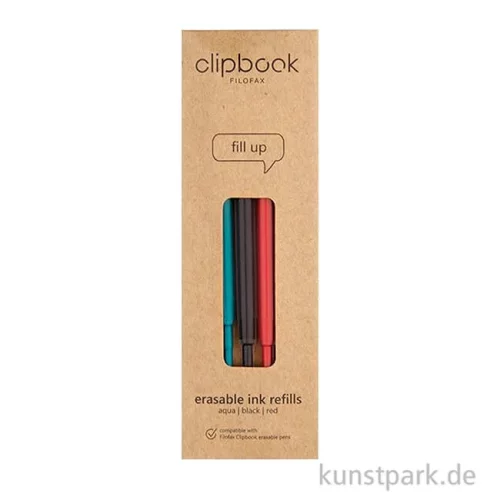 Artikelbild 2 des Artikels “FILOFAX radierbarer Kugelschreiber - Ersatzminen, 3 Stück, Bunt “