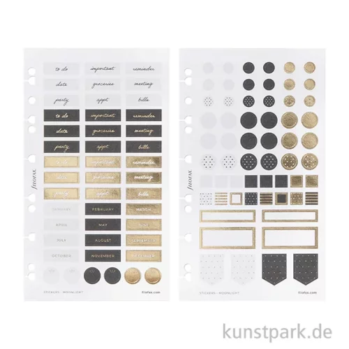 Artikelbild 2 des Artikels “FILOFAX Sticker - Moonlight, 6 Stickerbögen “