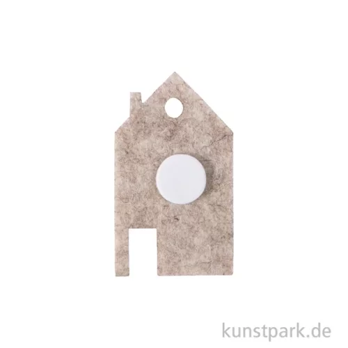 Artikelbild 2 des Artikels “Filz Streuteile Nordic Häuser mit Klebepunkt, 3,5-4,2 cm, 12 Stück “