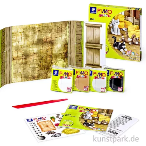 Artikelbild 2 des Artikels “FIMO Kids Form & Play - Cat, 4 x 42 g + Zubehör “
