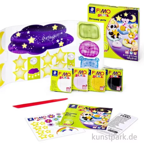 Artikelbild 2 des Artikels “FIMO Kids Form & Play - Dreamy Pets, 4 x 42 g + Zubehör “