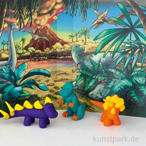 Artikelbild 2 des Artikels “FIMO Kids Form & Play - Dino, 4 x 42 g + Zubehör “